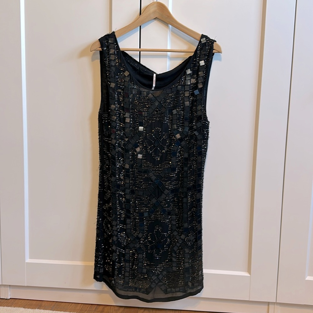 Free people beaded and sequin dress